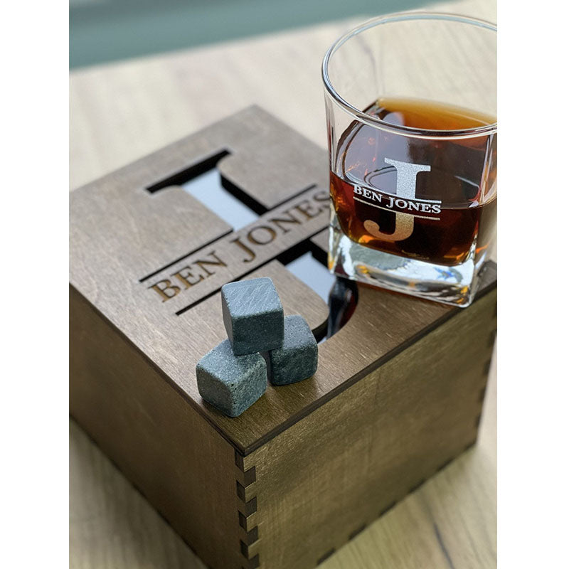 Personalized Whiskey Glasses Set, Whiskey Drinking Glasses Gift, Fathe ...